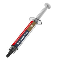 AKASA AK-T565-5G T5 Pro-Grade+ Thermal Compound Syringe, 5g, Grey, Ultra-Performance with Hybrid Silicone & Nano-Diamond Particles, Non-Curing, Non-Electrically Conductive, Includes Spreader & Cleaning Wipes