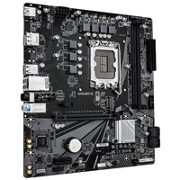 Gigabyte H610M D3W WIFI6 (Rev. 1.1) Intel 1700 Socket Motherboard, Micro-ATX, 2x DDR5 Slots, 1x M.2 Socket, GbE LAN, WiFi 6, 1x DisplayPort / 1x HDMI Port