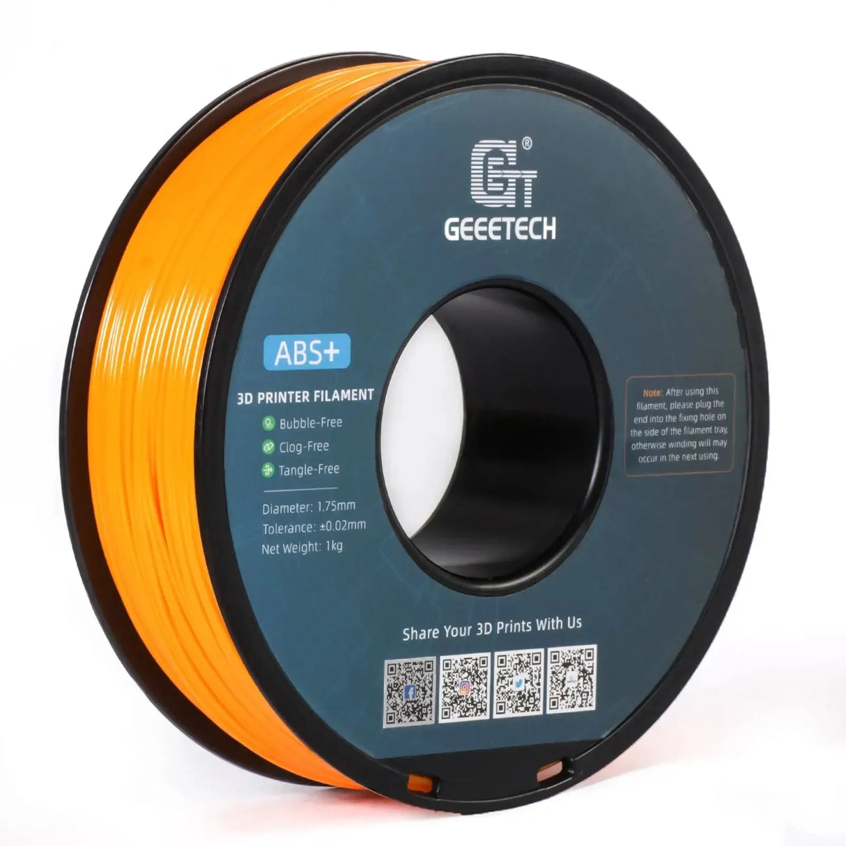 Geeetech ABS 3D Filament 1.75mm 1KG plastic
