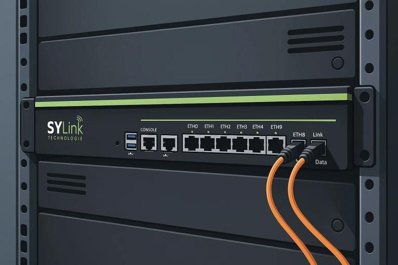 SYLink Pro Mini 200IP1Y, NDR+NGFW+Behavioral AI, 1U Rack, throughput 2,5 Gbps