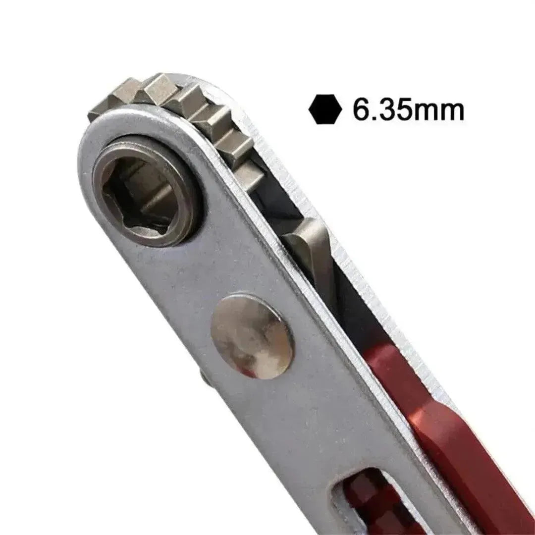 Mini Ratchet Wrench 1/4 Inch Drive Socket