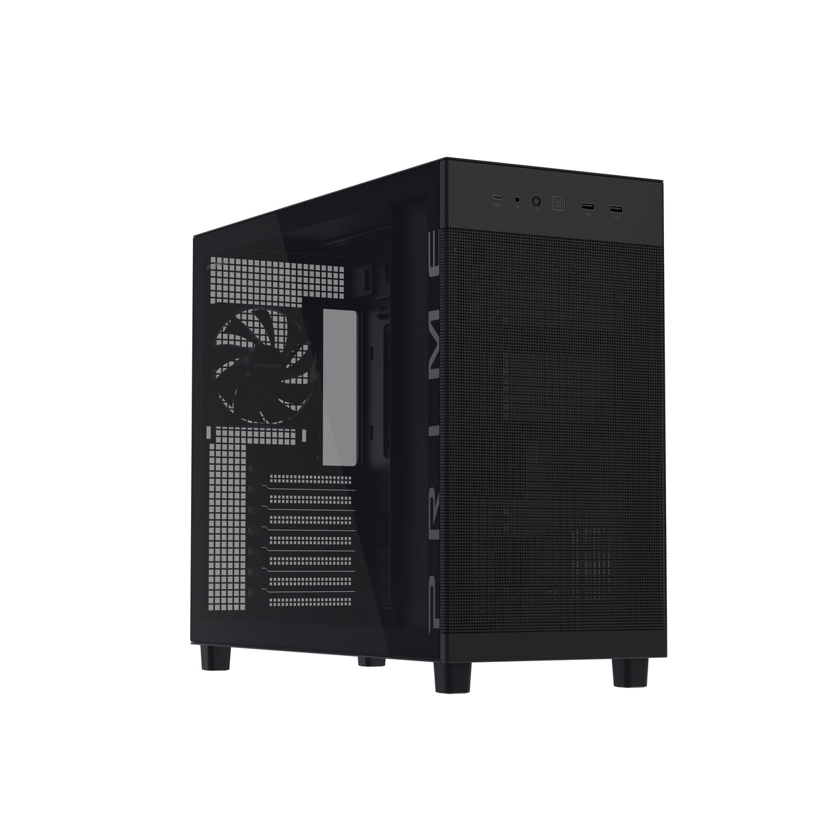 ASUS PRIME AP303 TG Black Midi Tower
