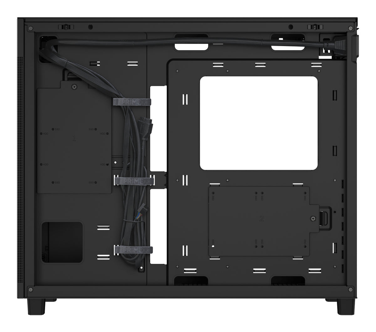 ASUS PRIME AP303 TG Black Midi Tower