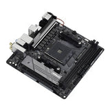 ASRock A520M-ITX/ac AMD AM4 Socket Motherboard, Mini-ITX, 2x DDR4 Slots, 1x M.2 Socket, GbE LAN, Wi-Fi 5, 1x DisplayPort / 1x HDMI Port