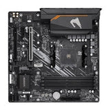 Gigabyte B550M AORUS ELITE Ultra Durable AMD AM4 Socket Motherboard, Micro-ATX, 4x DDR4 Slots, 2x M.2 Sockets, Fitted I/O Shield, GbE LAN, 1x DVI-D / 1x HDMI Port