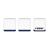 Mercusys Halo H50G (3-pack) AC1900 Whole Home Mesh Wi-Fi System, 600 Mbps at 2.4 GHz + 1300 Mbps at 5 GHz, 3x Internal Antennas, 3x Gigabit Ports per Unit, Halo App, One Unified Network, Seamless Roaming