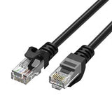 Prevo CAT6-BLK-20M Network Cable, RJ45 (M) to RJ45 (M), CAT6, 20m, Black, Oxygen Free Copper Core, Sturdy PVC Outer Sleeve & Clip Protector, Retail Box Packaging