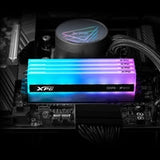 Adata Lancer Neon AX5U8000C3816G-DCLANRSG 32GB (2 x 16GB) DDR5 8000MHz, CL38, 1.45v, Silver RGB Eco System Memory, Using Eco-Friendly Material