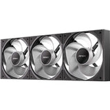 Antec Connect 120 ARGB Reverse 3-Pack 120mm PWM Fans with Daisy Chain Design and Vibration-Absorbing Pads