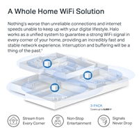 Mercusys Halo H1500X AX1500 Whole Home Mesh Wi-Fi 6 System (3 Pack)