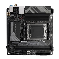 Gigabyte A620I AX (rev. 1.0) AMD AM5 Socket Motherboard, Mini-ITX, 2x DDR5 Slots, 1x M.2 Socket, 2.5GbE LAN, Wi-Fi 6E, 1 x DisplayPort / 1x HDMI Port