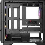 Antec AX1000 ARGB Mid-Tower Gaming PC Case, Full Mesh Front, Tempered Glass, Steel/Plastic,  4 x 120mm ARGB Fans, E-ATX, ATX/Micro-ATX/ITX Compatible