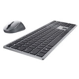 Dell KM7321W Premier Multi-Device Keyboard and Mouse Combo, 2.4GHz / Bluetooth 5.0 Wireless, 12 programmable keys for PC and Laptop, QWERTY UK English Layout, Sliver