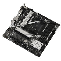 ASRock A520M PRO4 Super Alloy AMD AM4 Socket Motherboard, Micro-ATX, 4x DDR4 Slots, 1x M.2 Socket, GbE LAN, 1x D-Sub / 1x DisplayPort / 1x HDMI Port