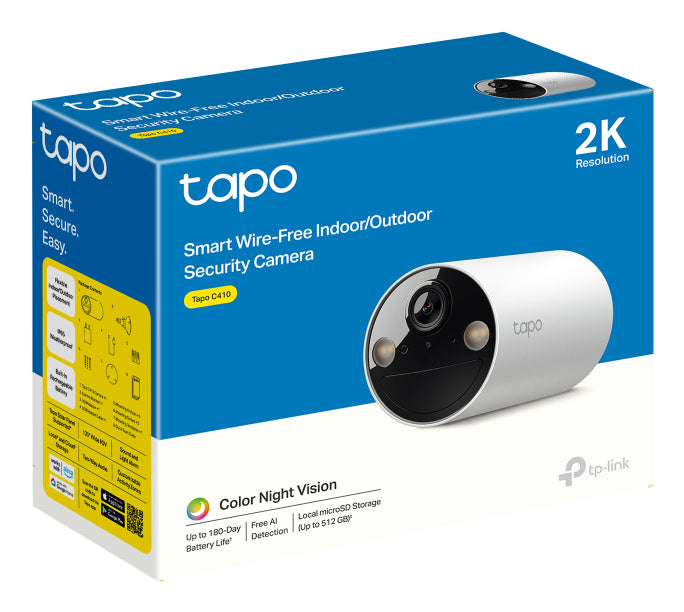 TP-Link Tapo Smart Wire-Free Security Battery Camera