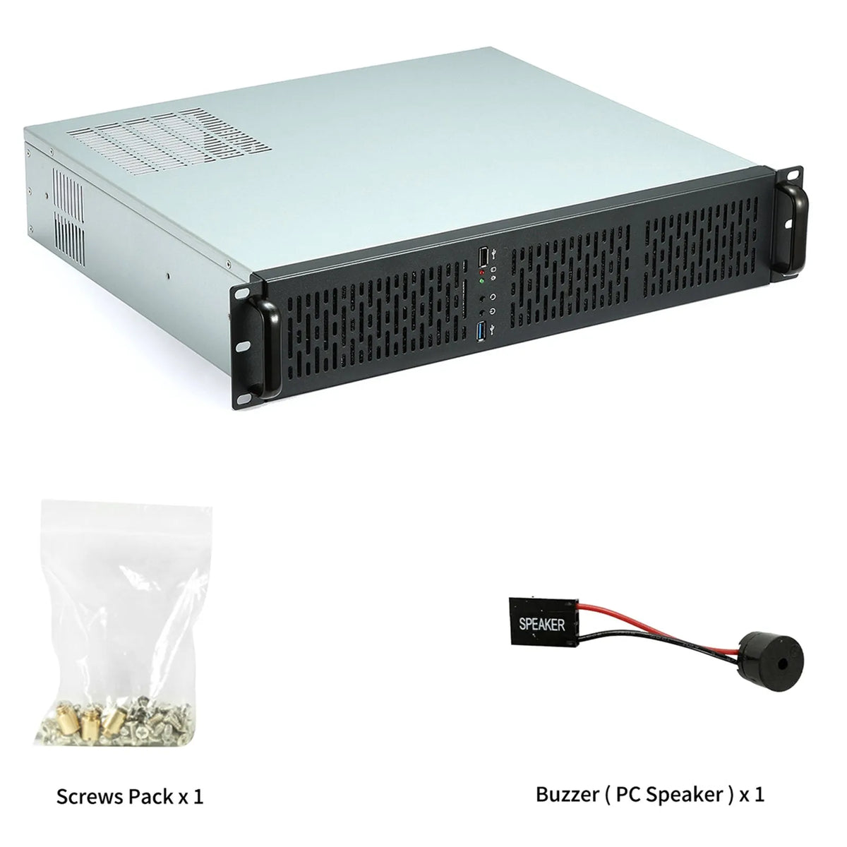 Codegen 2U Rackmount 405mm Deep 3 x 80mm HDB PWM Fans Included