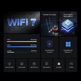 Mercusys MA37BE BE6500 Tri-Band Wi-Fi 7 Bluetooth PCI Express Adapter