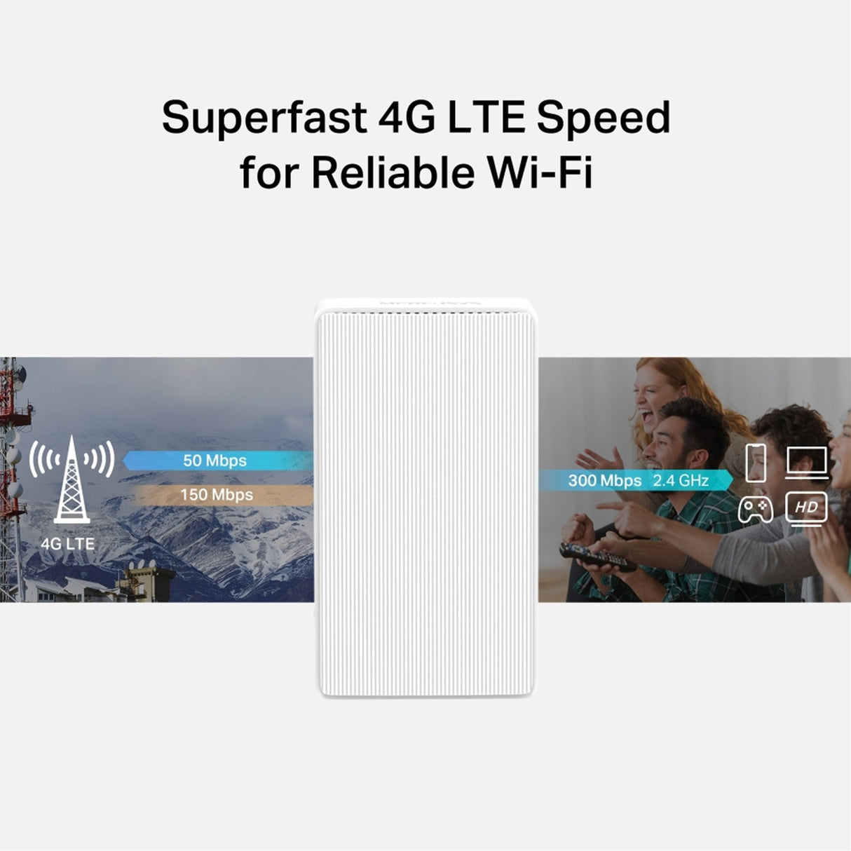 Mercusys MB110-4G 300Mbps Wireless N 4G LTE Router