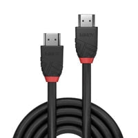 Lindy 36771 1M HDMI (M) 2.1 Ultra High Speed Black Line 7680x4320@60Hz Cable - Black