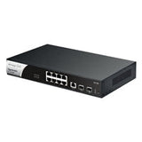 DrayTek VSG2100-K VigorSwitch G2100 8 Port Gigabit Layer 2+ Managed Switch with 2 SFP Uplink Ports